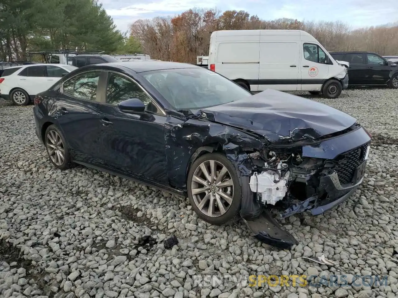 4 fotografías del automóvil dañado 3MZBPBDM6LM126214 MAZDA 3 2020