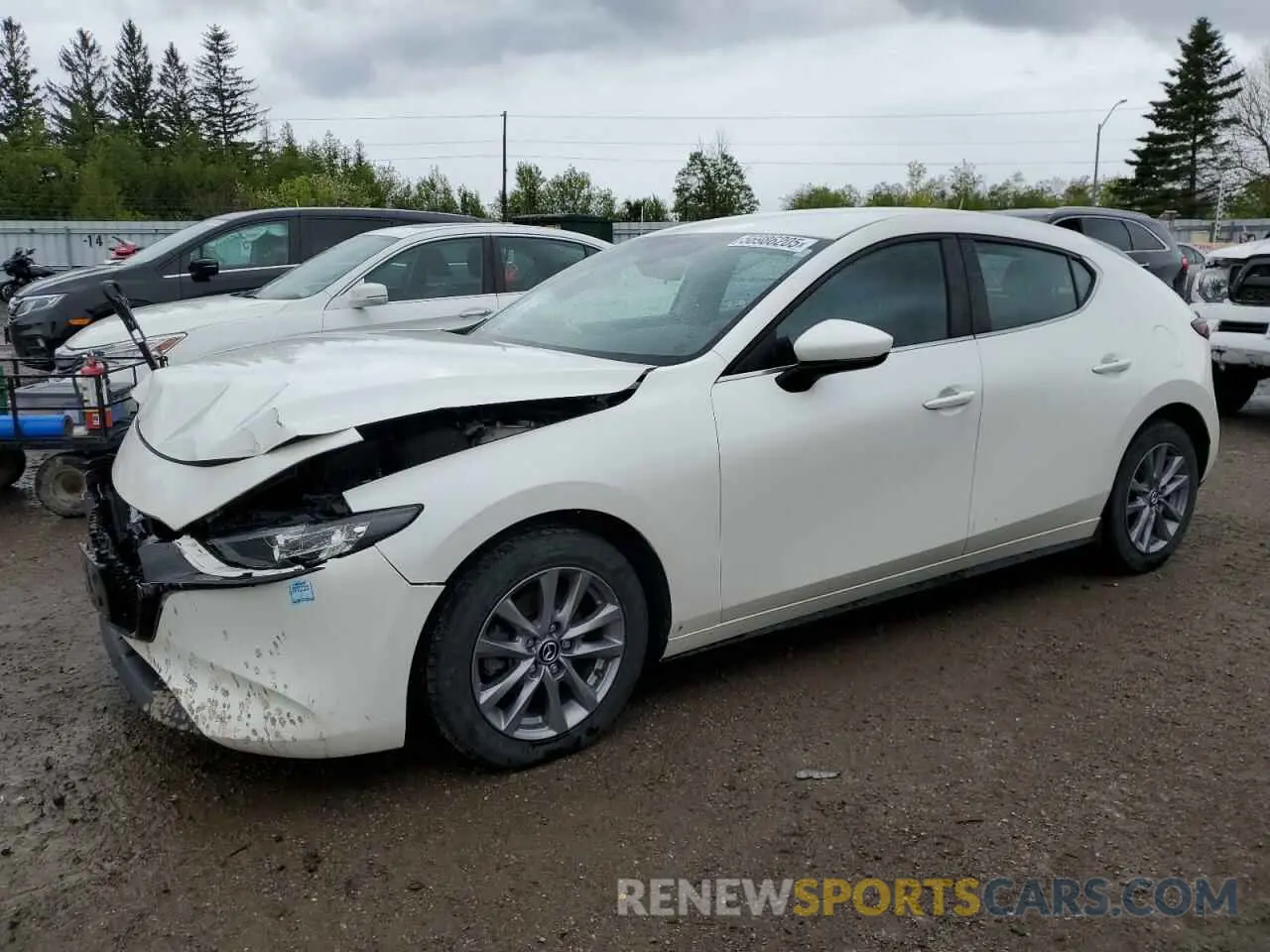 1 fotografías del automóvil dañado JM1BPAK71L1160827 MAZDA 3 2020