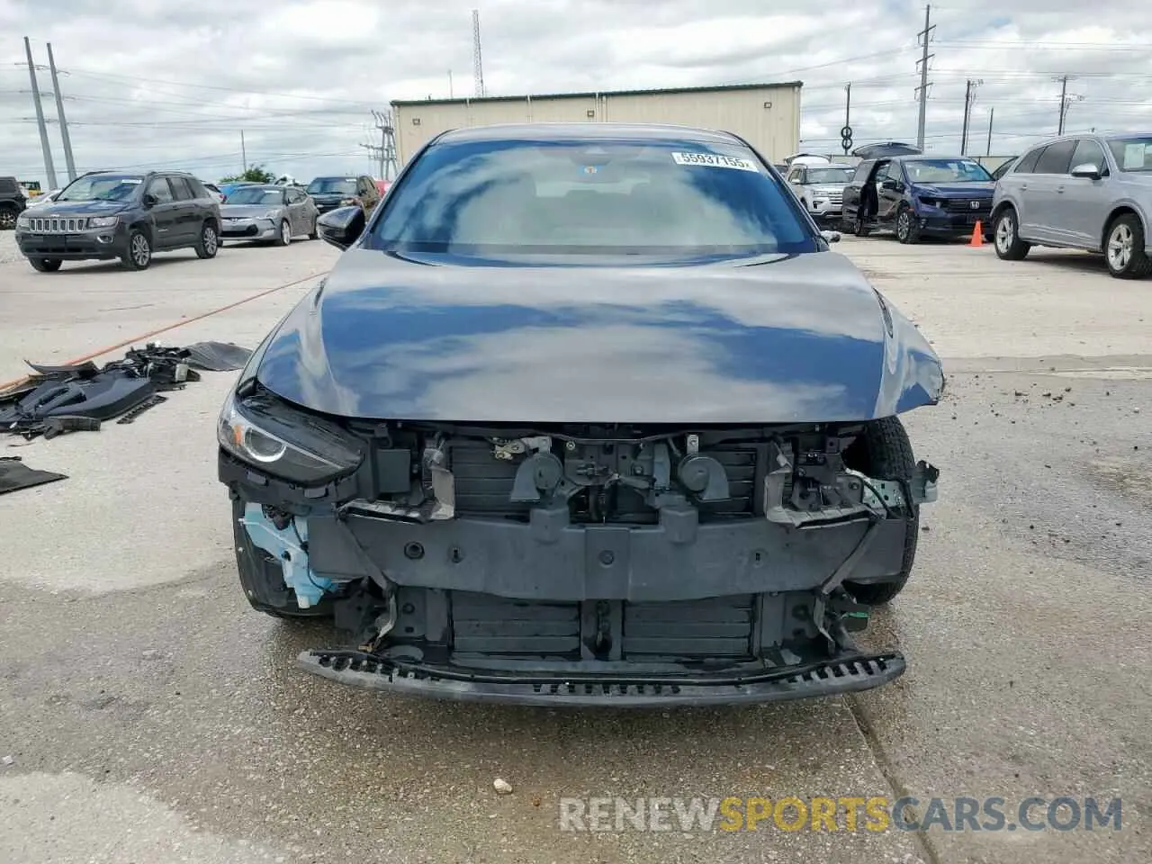 5 fotografías del automóvil dañado JM1BPALM3L1161384 MAZDA 3 2020