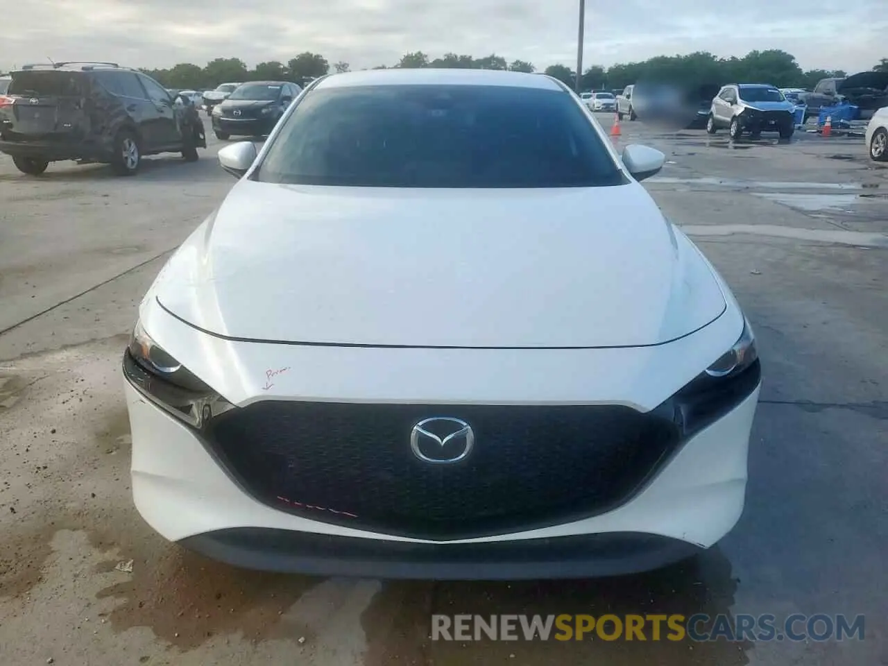 5 fotografías del automóvil dañado JM1BPALM8L1174521 MAZDA 3 2020