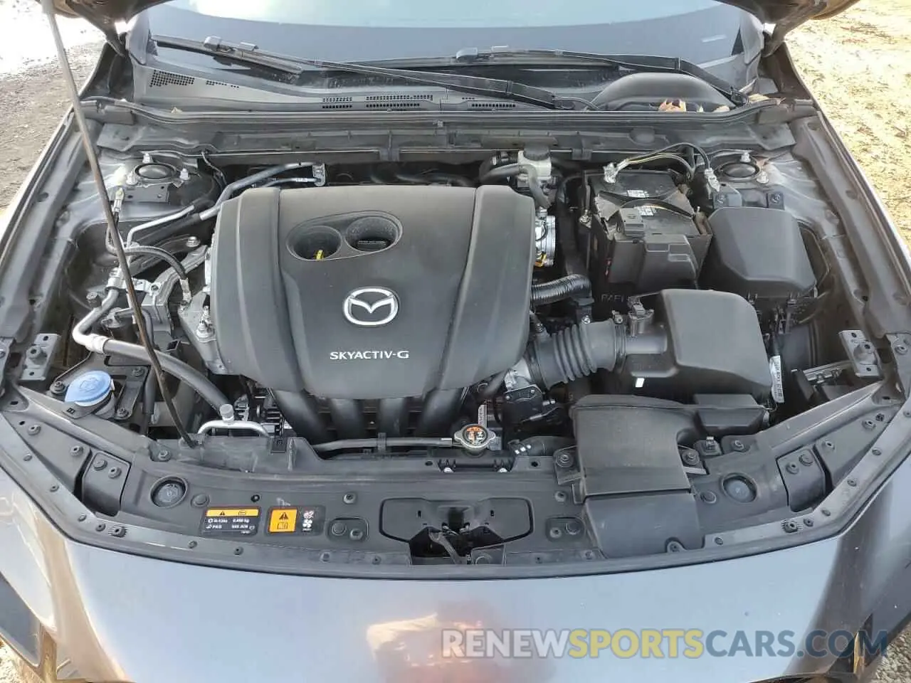 11 fotografías del automóvil dañado JM1BPALM8L1176320 MAZDA 3 2020