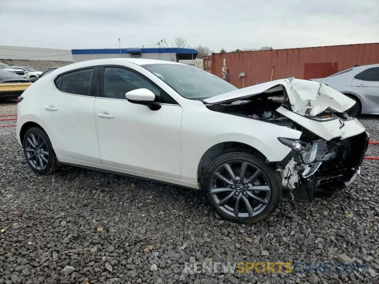 4 fotografías del automóvil dañado JM1BPALM9L1160837 MAZDA 3 2020