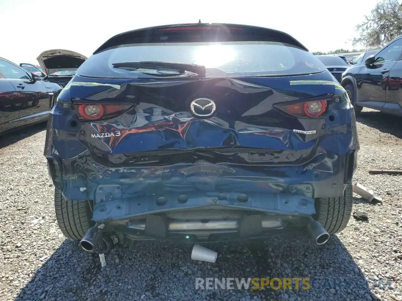 6 fotografías del automóvil dañado JM1BPAMMXL1160537 MAZDA 3 2020