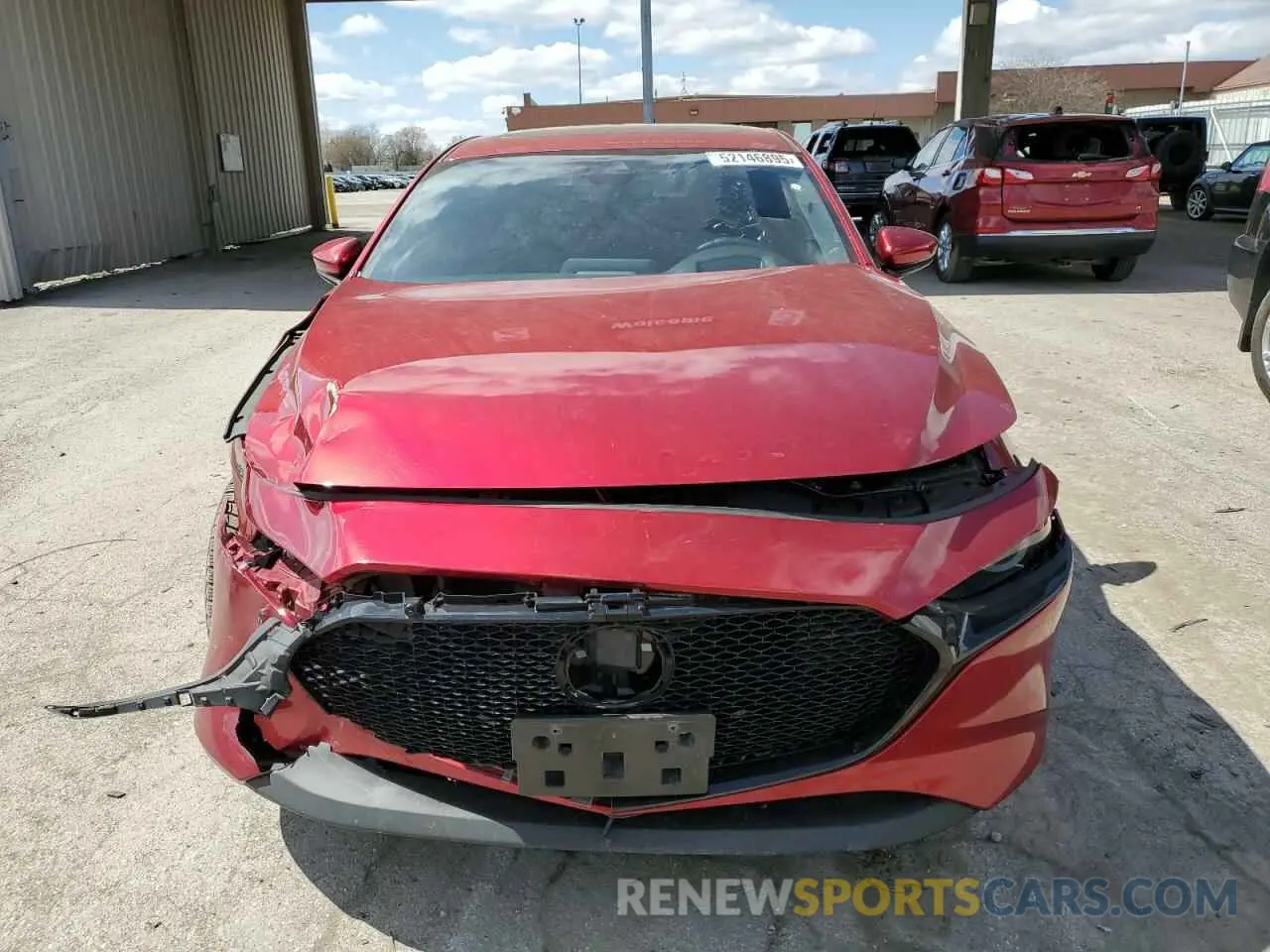 5 fotografías del automóvil dañado JM1BPBMMXL1153156 MAZDA 3 2020