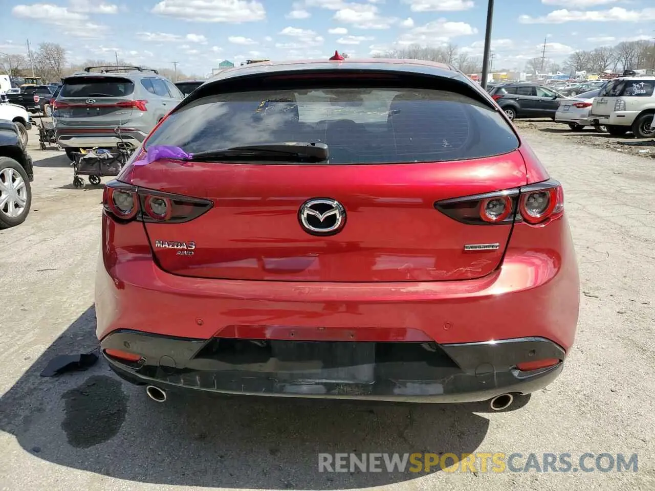 6 fotografías del automóvil dañado JM1BPBMMXL1153156 MAZDA 3 2020