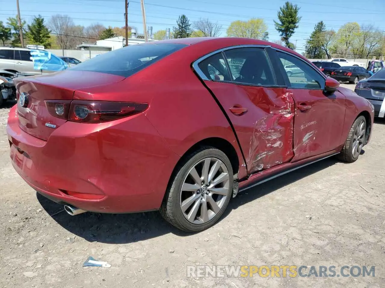 3 fotografías del automóvil dañado 3MZBPBCM7MM209637 MAZDA 3 2021