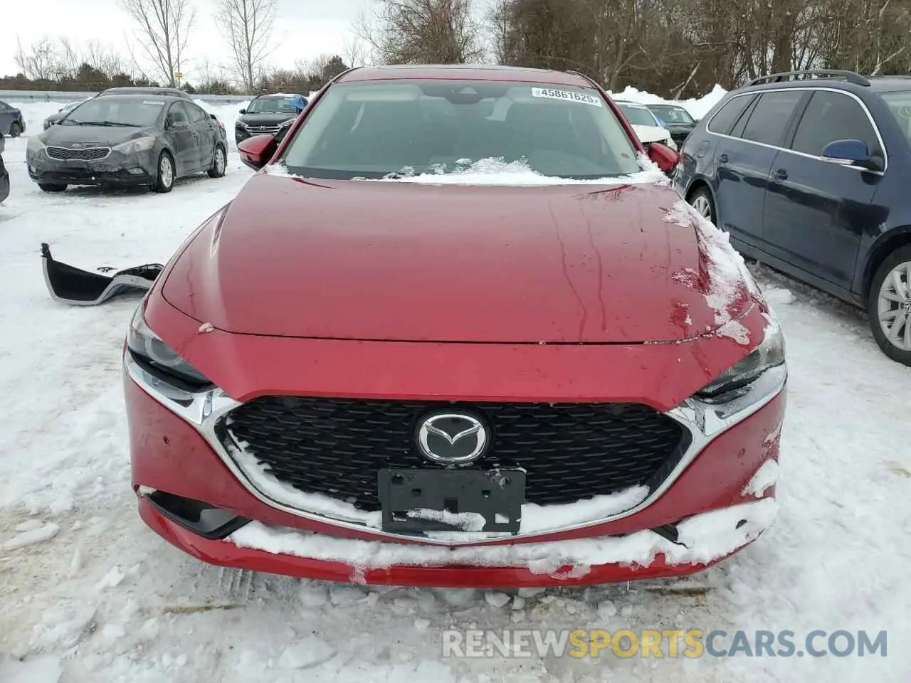 5 fotografías del automóvil dañado 3MZBPBDL4MM204322 MAZDA 3 2021
