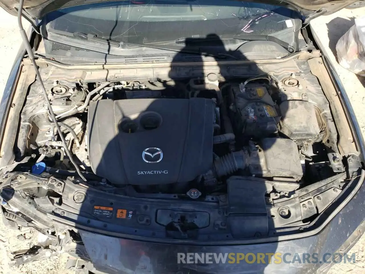 12 fotografías del automóvil dañado JM1BPABL5M1334400 MAZDA 3 2021