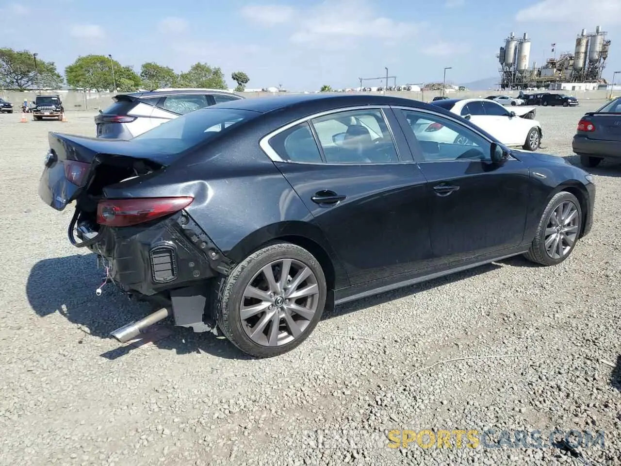 3 fotografías del automóvil dañado JM1BPABLXM1337003 MAZDA 3 2021