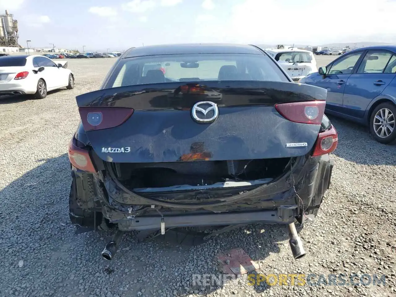 6 fotografías del automóvil dañado JM1BPABLXM1337003 MAZDA 3 2021