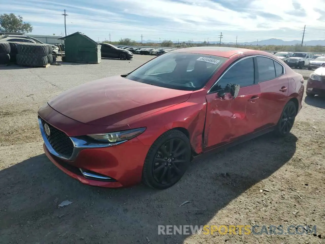 1 fotografías del automóvil dañado JM1BPBAY3M1313001 MAZDA 3 2021