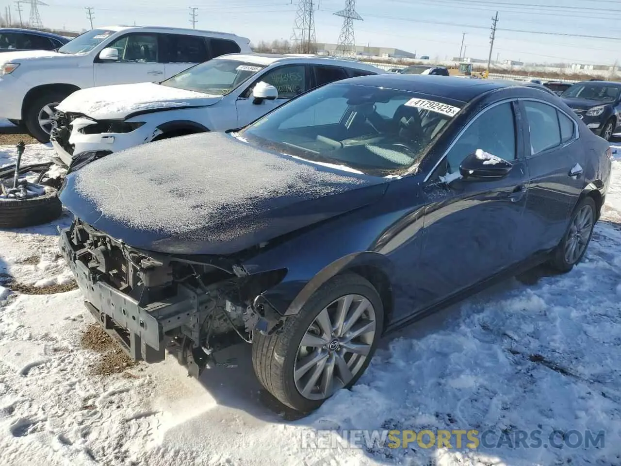 1 fotografías del automóvil dañado JM1BPBCL0M1331151 MAZDA 3 2021
