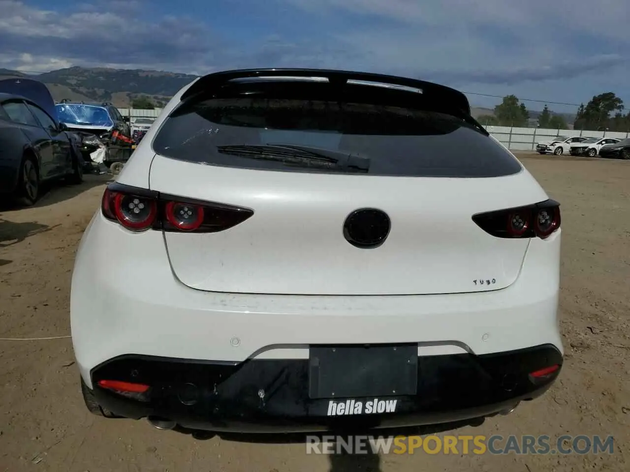 6 fotografías del automóvil dañado JM1BPBNY5M1334328 MAZDA 3 2021