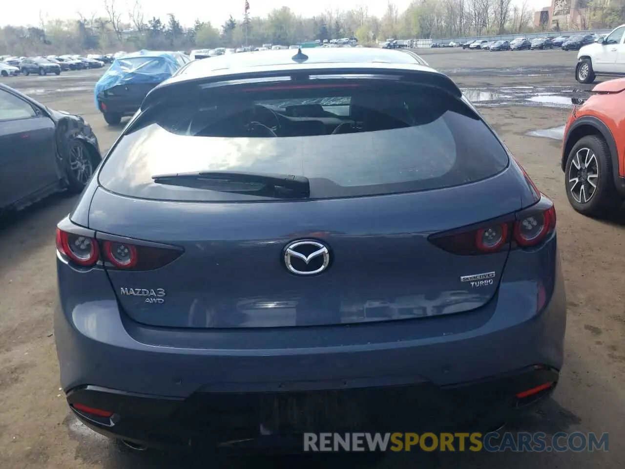 6 fotografías del automóvil dañado JM1BPBNY7M1311309 MAZDA 3 2021