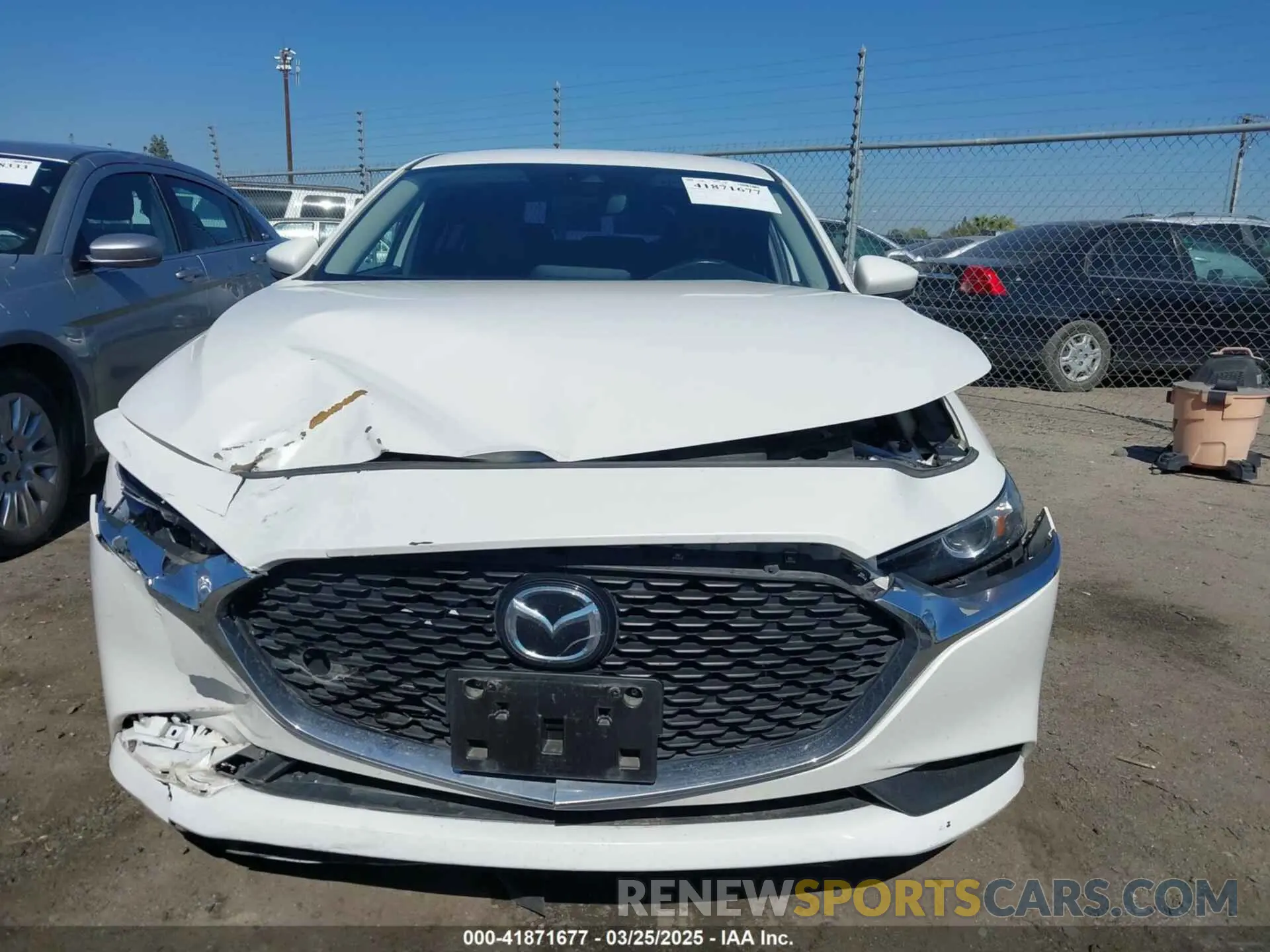 12 fotografías del automóvil dañado JM1BPDCL7M1330705 MAZDA 3 2021