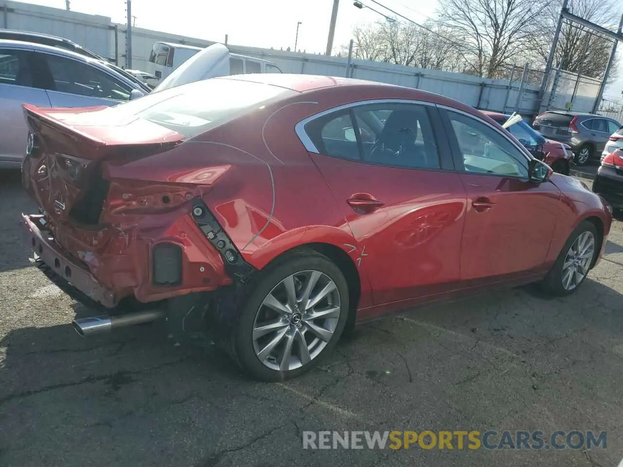 3 fotografías del automóvil dañado 3MZBPBCL7NM318883 MAZDA 3 2022