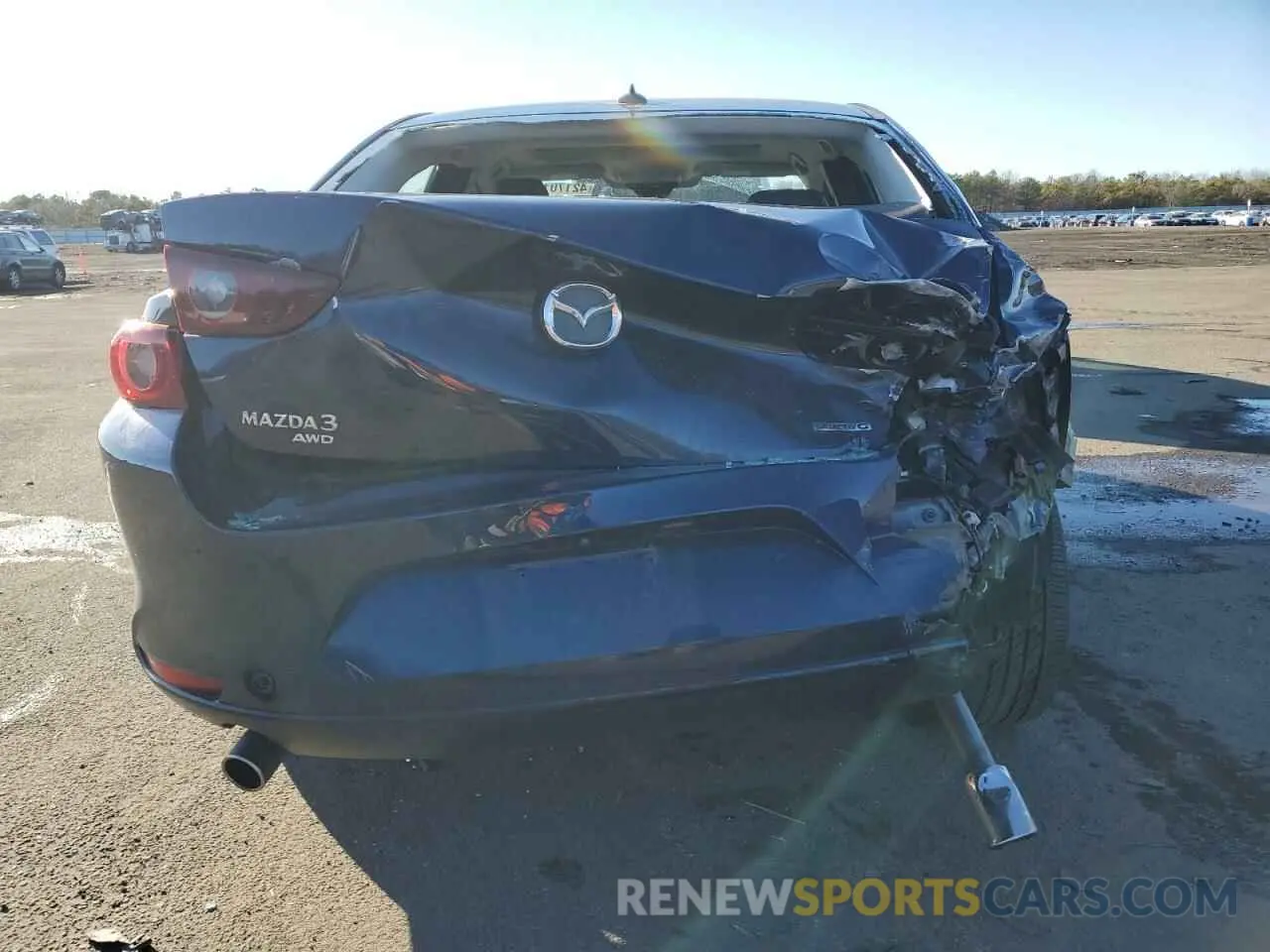 6 fotografías del automóvil dañado 3MZBPBDL5NM306598 MAZDA 3 2022