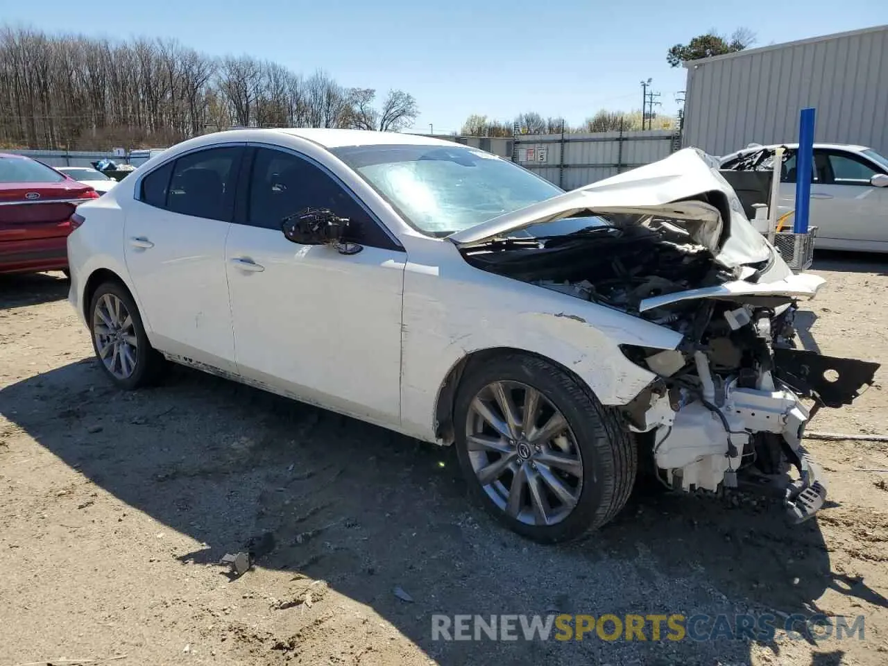 4 fotografías del automóvil dañado JM1BPABL7N1501275 MAZDA 3 2022