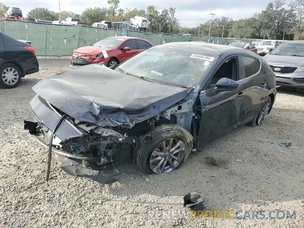 1 fotografías del automóvil dañado JM1BPAJL6N1515413 MAZDA 3 2022