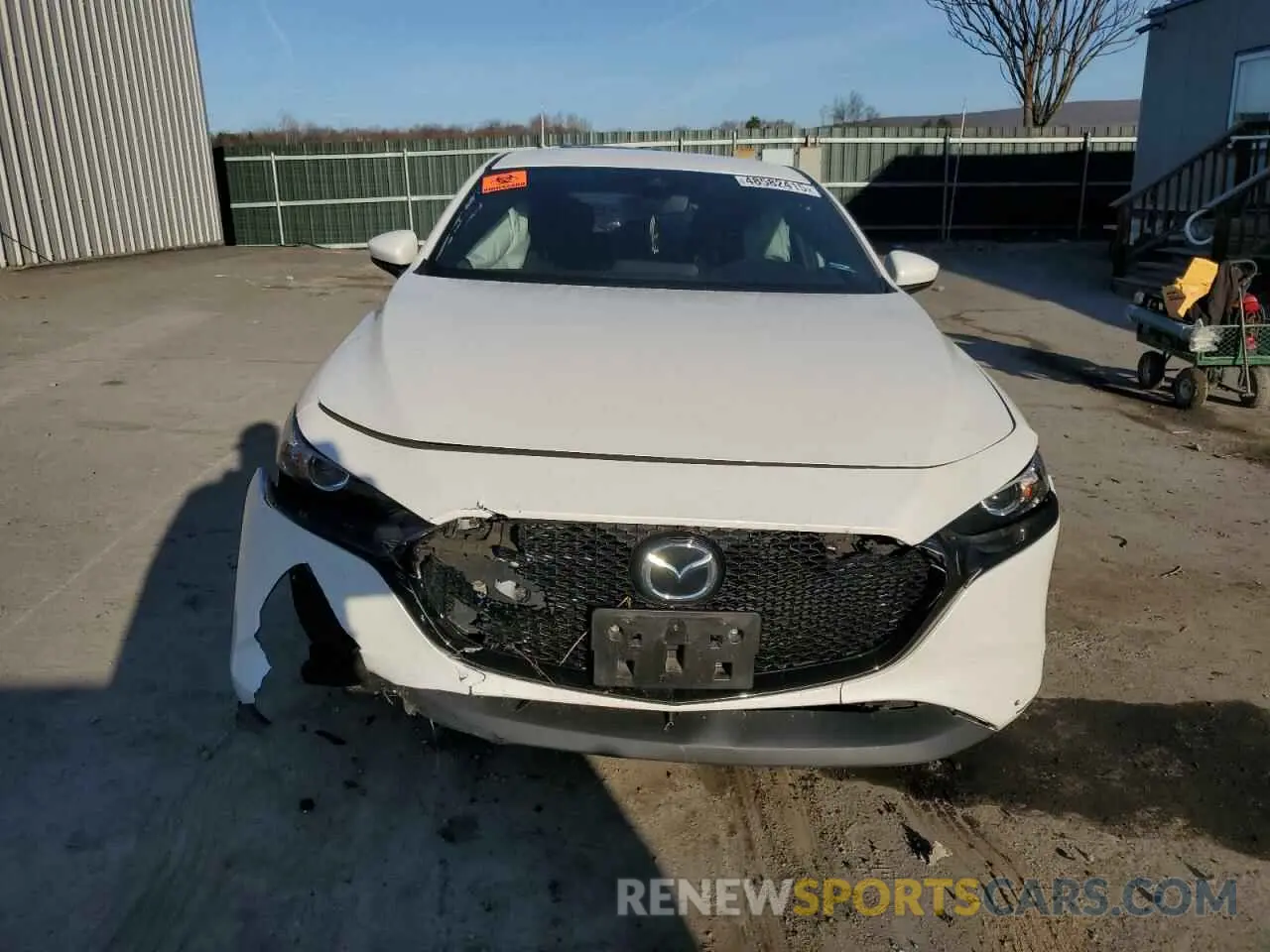 5 fotografías del automóvil dañado JM1BPAJL9N1510142 MAZDA 3 2022