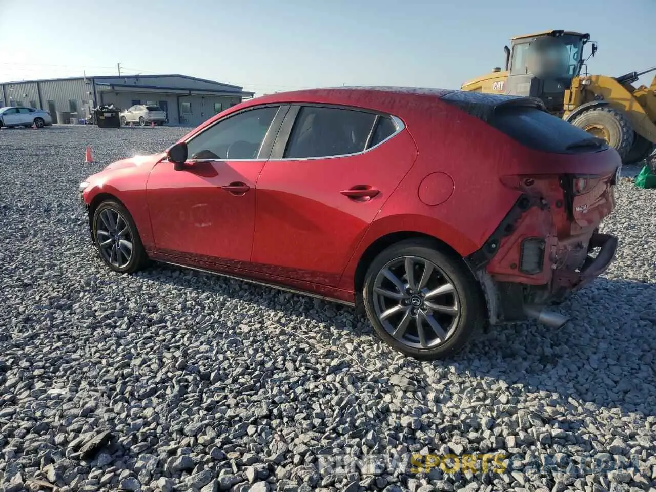 2 fotografías del automóvil dañado JM1BPBLL2N1500393 MAZDA 3 2022