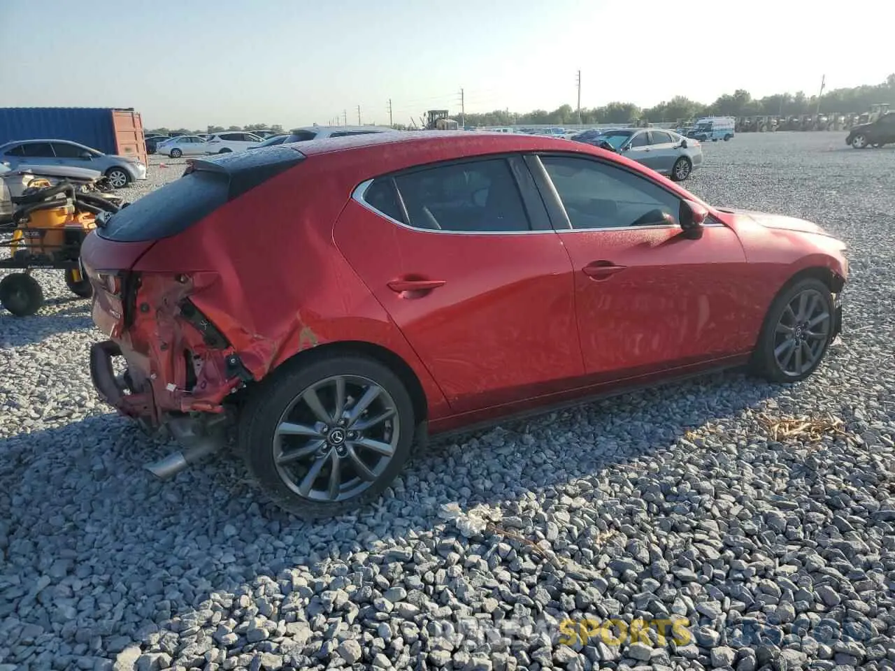 3 fotografías del automóvil dañado JM1BPBLL2N1500393 MAZDA 3 2022