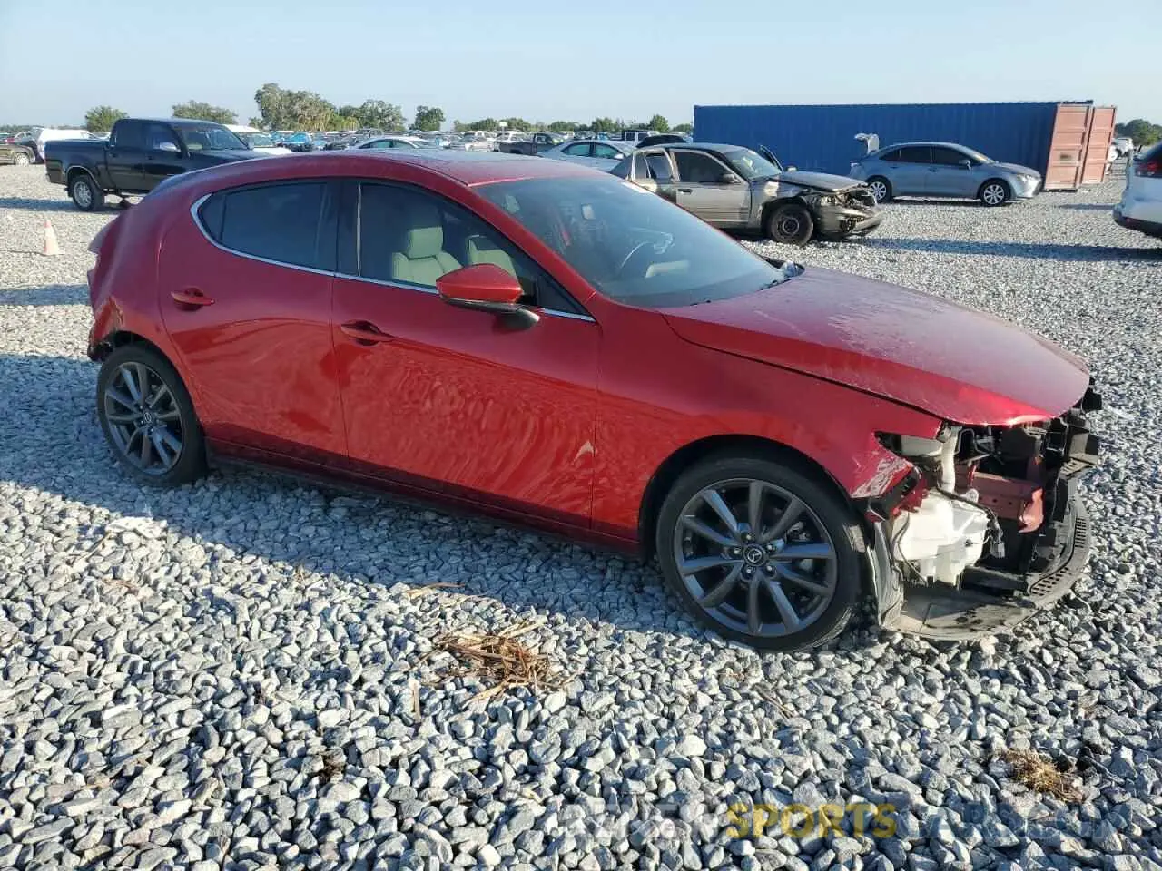 4 fotografías del automóvil dañado JM1BPBLL2N1500393 MAZDA 3 2022