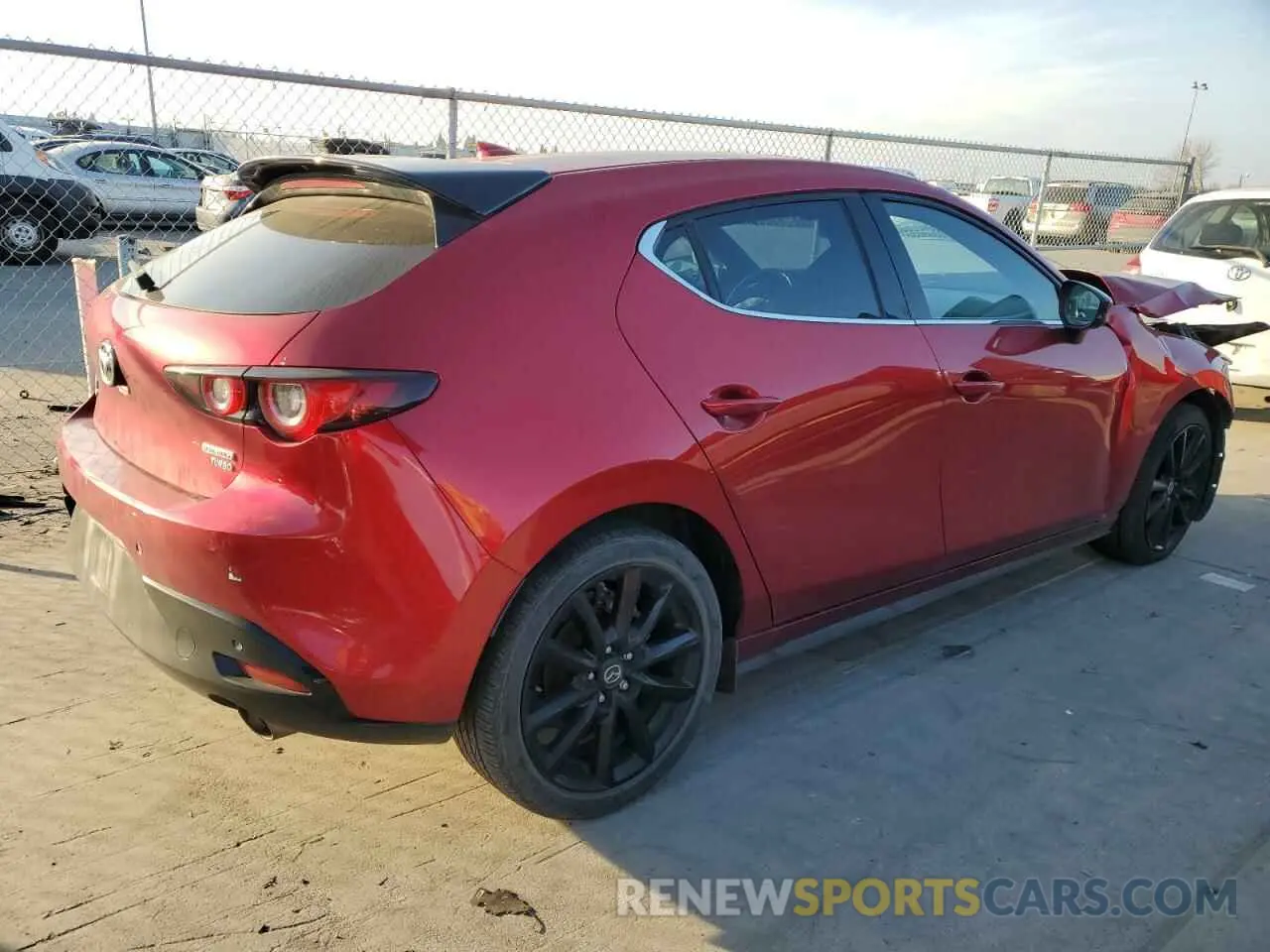 3 fotografías del automóvil dañado JM1BPBNY6N1518565 MAZDA 3 2022