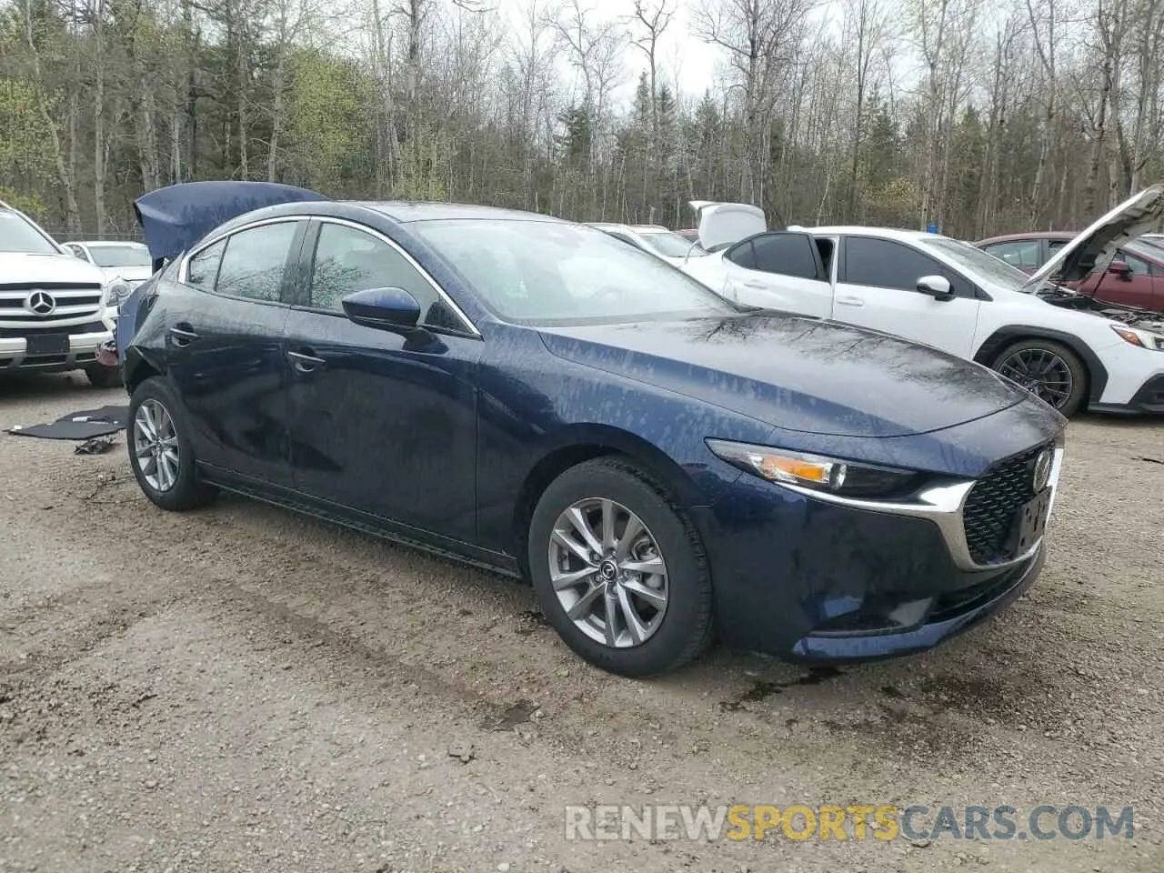 4 fotografías del automóvil dañado 3MZBPAC7XPM365406 MAZDA 3 2023