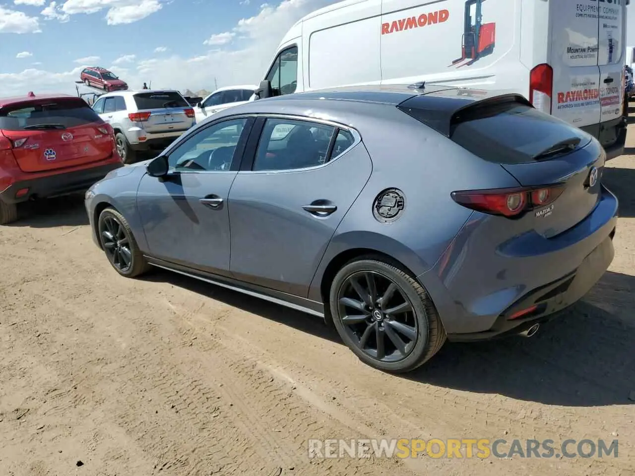2 fotografías del automóvil dañado JM1BPBMMXP1605757 MAZDA 3 2023