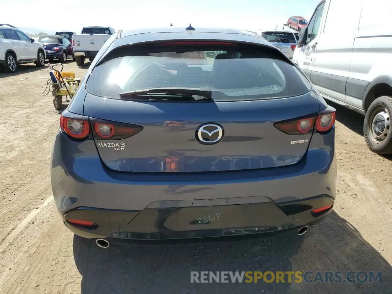 6 fotografías del automóvil dañado JM1BPBMMXP1605757 MAZDA 3 2023