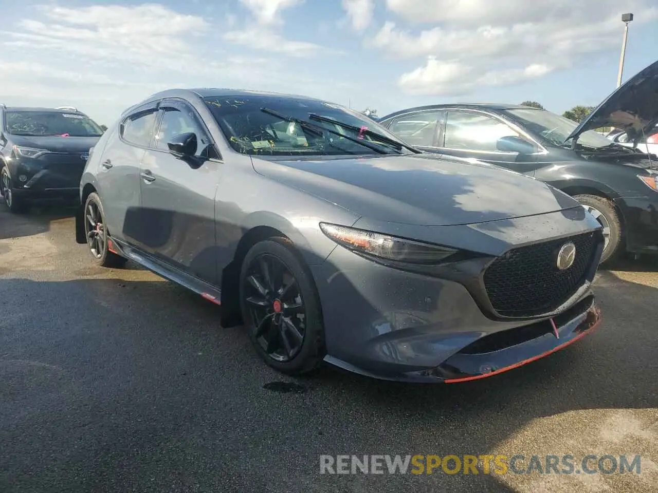 4 fotografías del automóvil dañado JM1BPBNY6P1604400 MAZDA 3 2023
