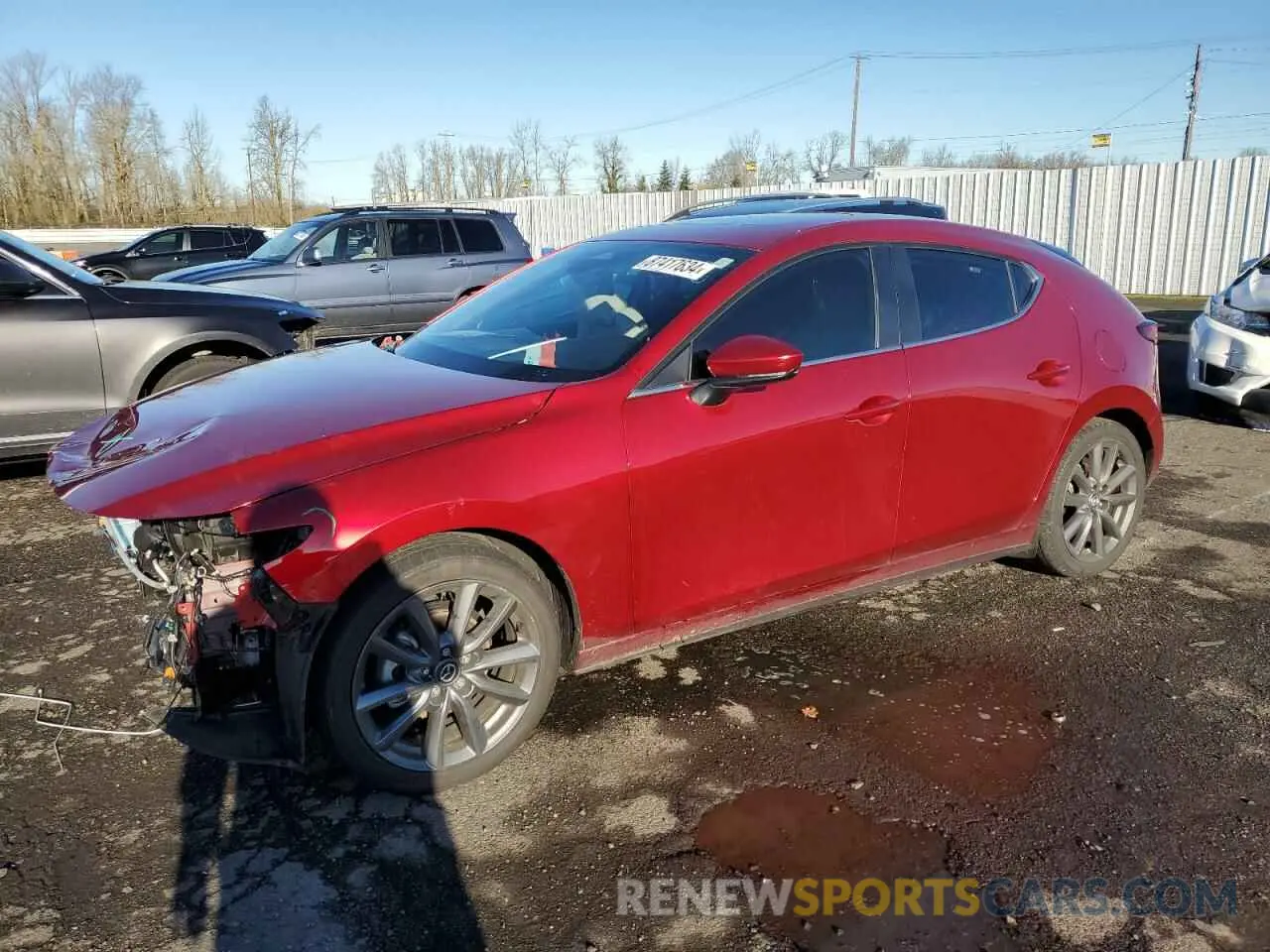 1 fotografías del automóvil dañado JM1BPALM4R1658680 MAZDA 3 2024