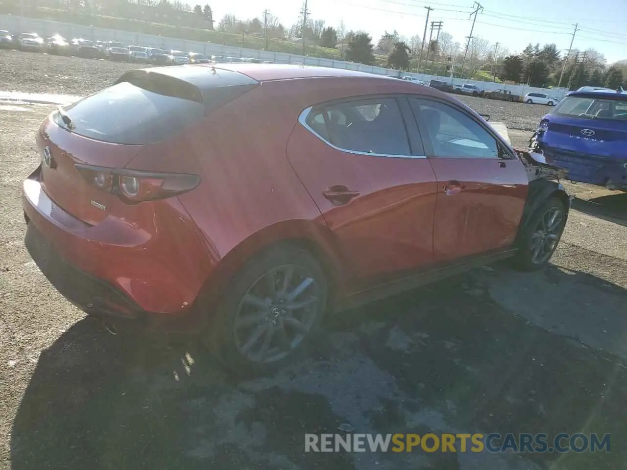 3 fotografías del automóvil dañado JM1BPALM4R1658680 MAZDA 3 2024