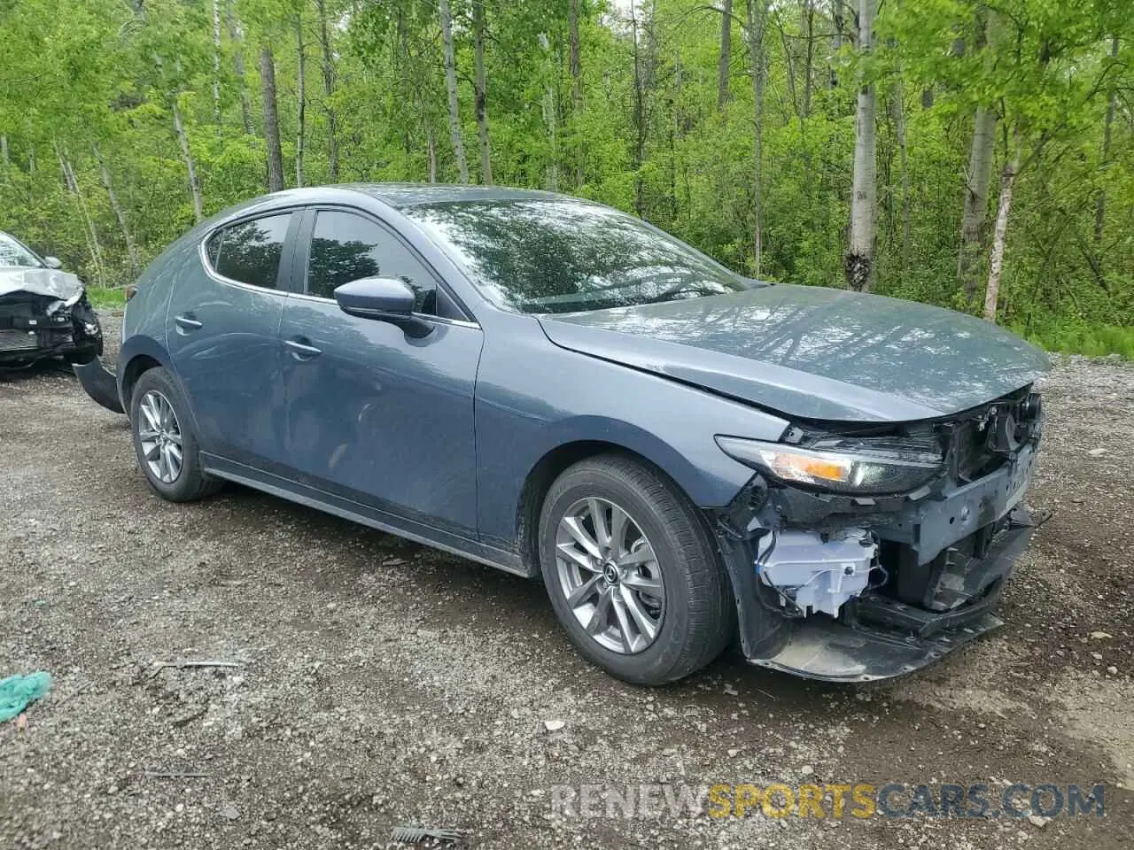 4 fotografías del automóvil dañado JM1BPALM5R1715730 MAZDA 3 2024