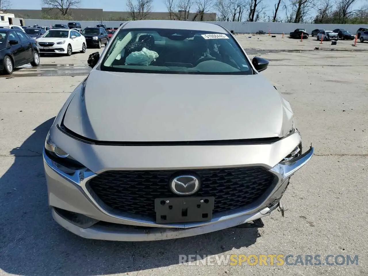 5 fotografías del automóvil dañado 3MZBPABM1SM458167 MAZDA 3 SELECT S 2025