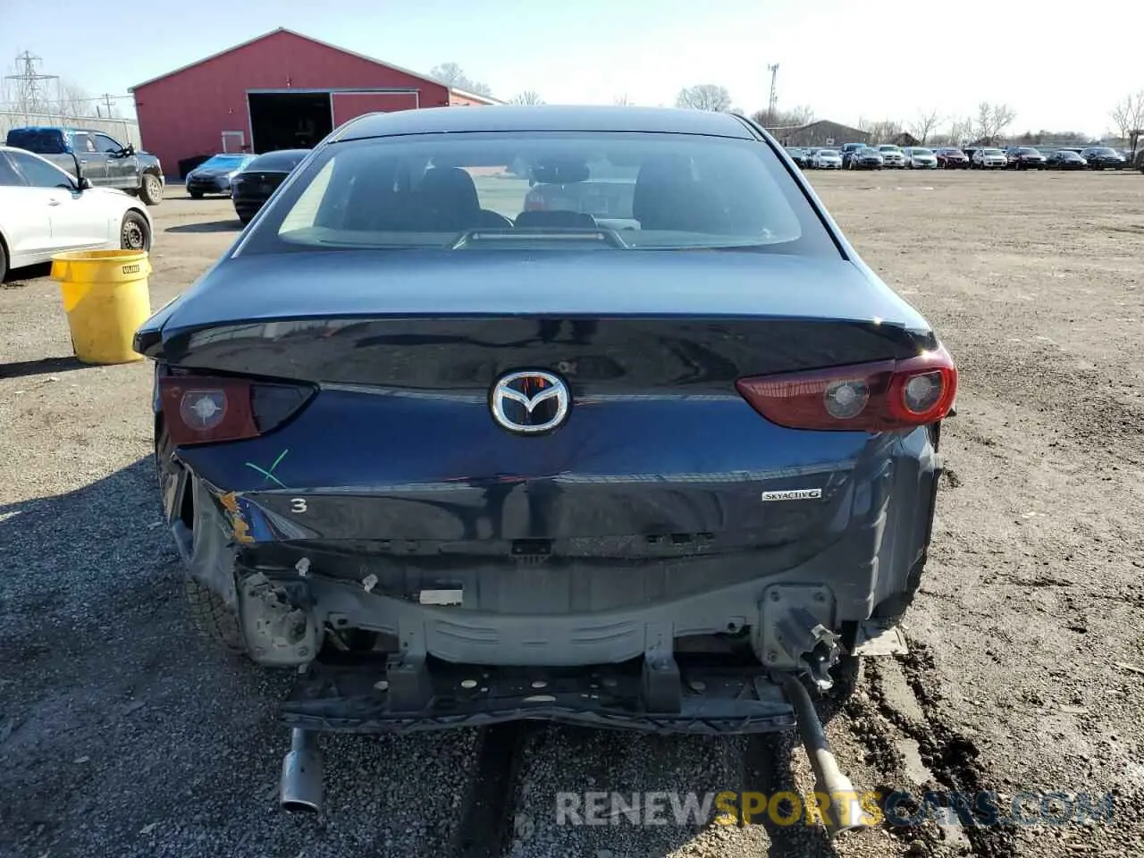 6 fotografías del automóvil dañado JM1BPABM2S1759935 MAZDA 3 SELECT S 2025
