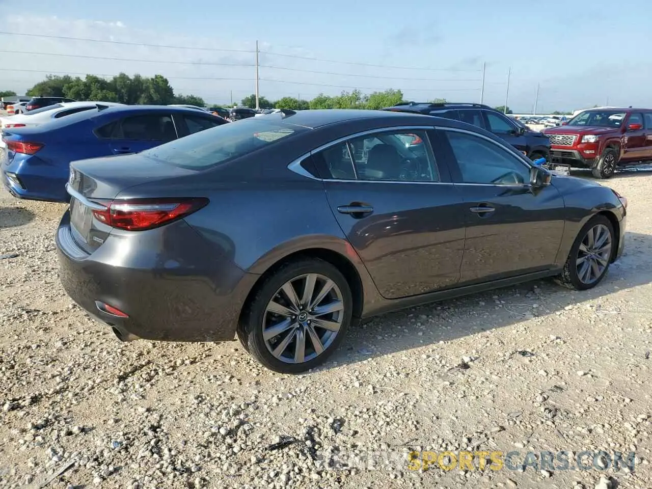 3 fotografías del automóvil dañado JM1GL1TY8K1501518 MAZDA 6 2019