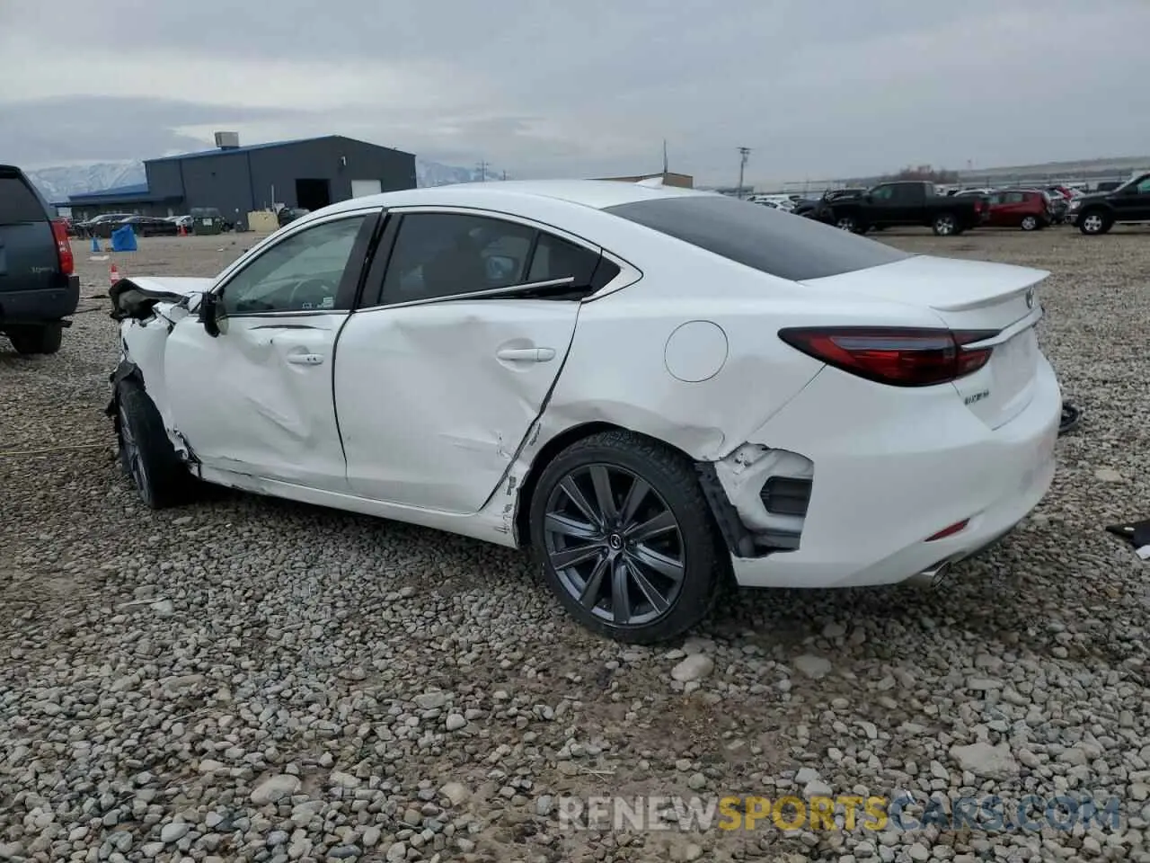 2 fotografías del automóvil dañado JM1GL1TY8K1506394 MAZDA 6 2019