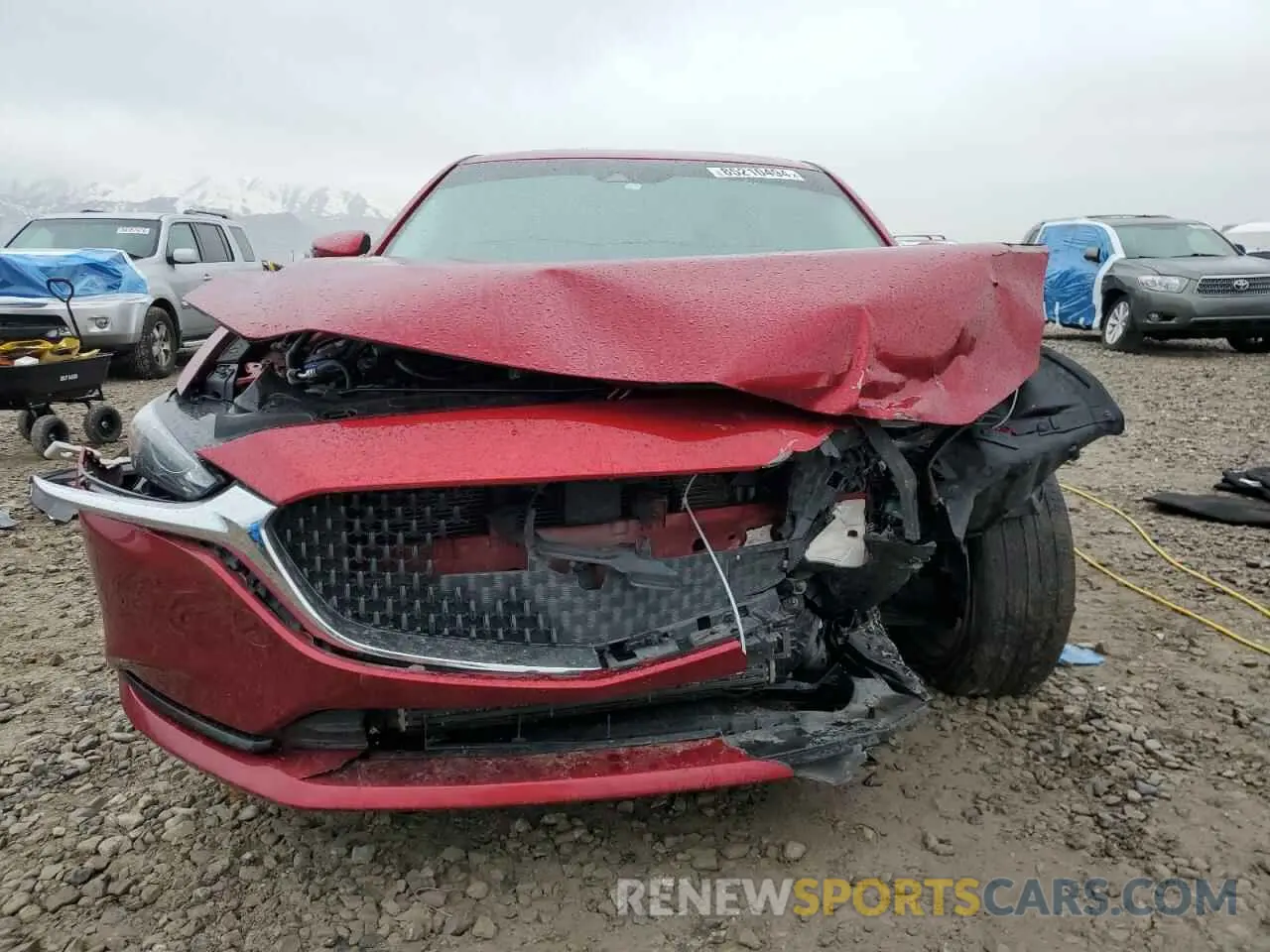 5 fotografías del automóvil dañado JM1GL1TYXK1502217 MAZDA 6 2019