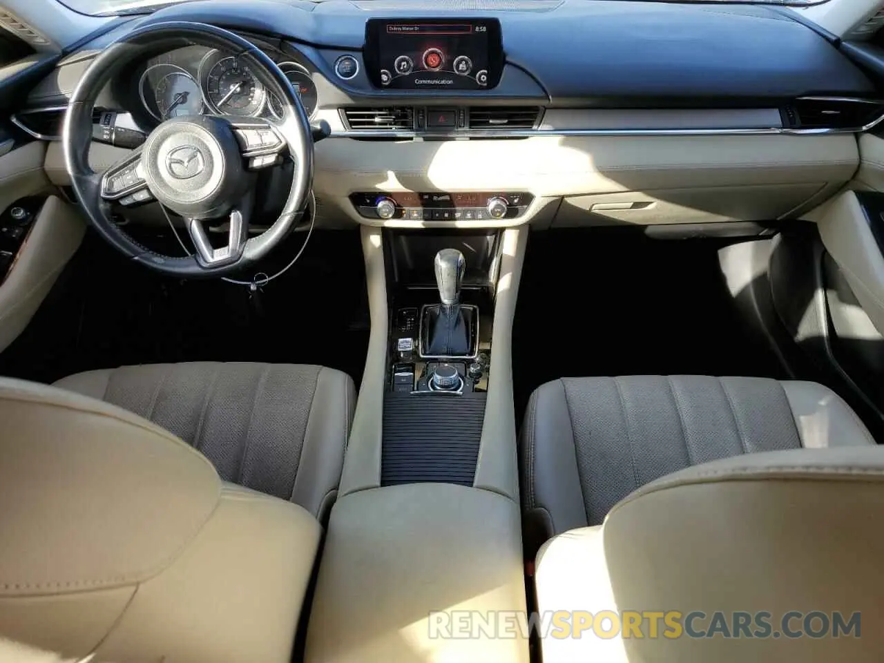 8 fotografías del automóvil dañado JM1GL1VM0K1500860 MAZDA 6 2019