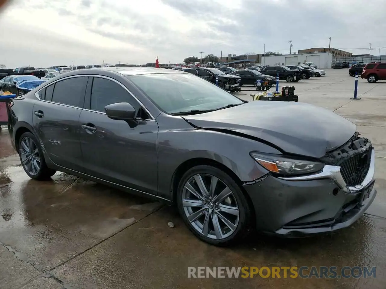 4 fotografías del automóvil dañado JM1GL1VM1K1503119 MAZDA 6 2019