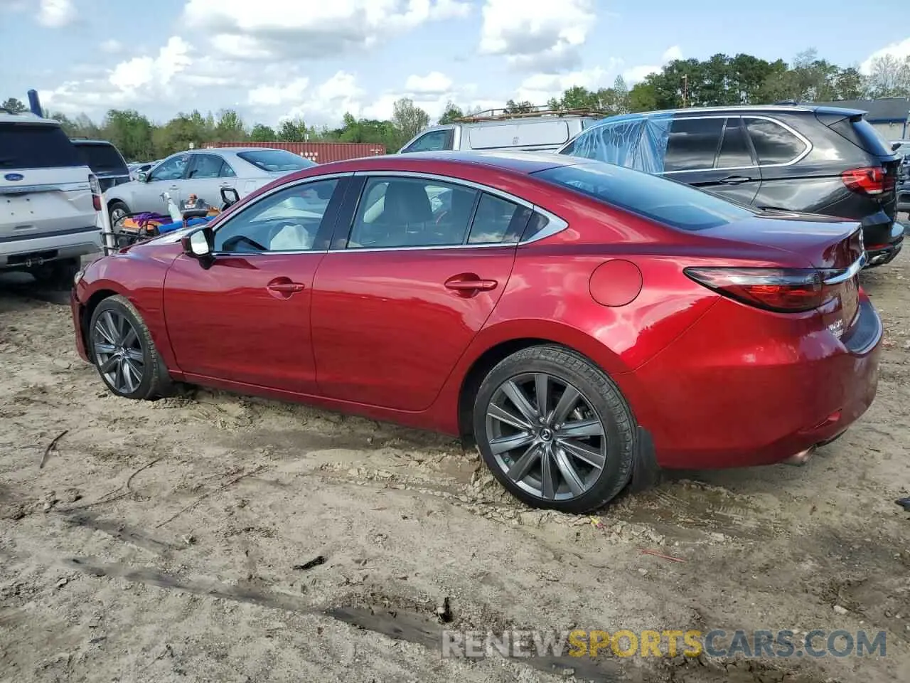 2 fotografías del automóvil dañado JM1GL1VM1K1505291 MAZDA 6 2019