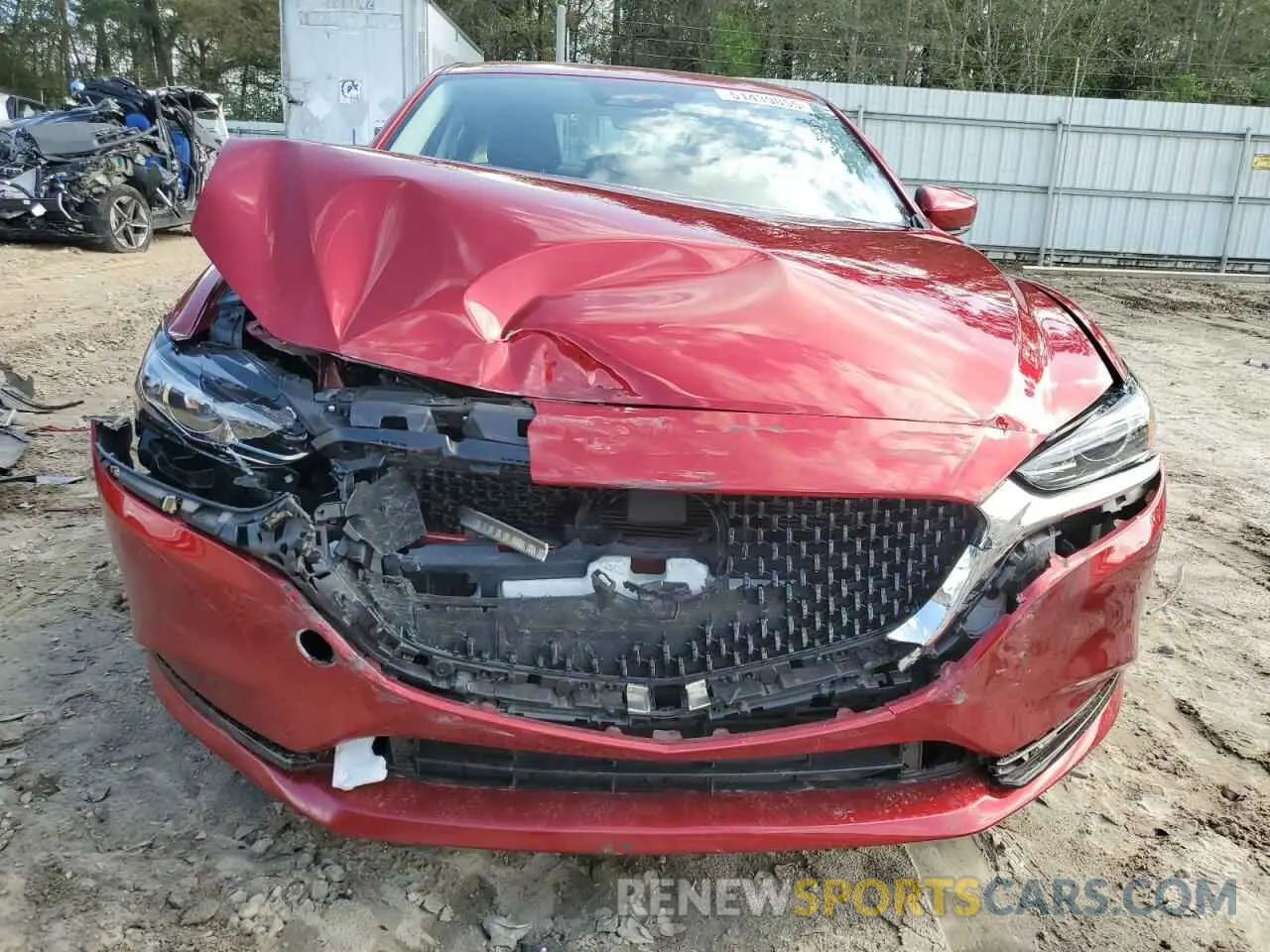 5 fotografías del automóvil dañado JM1GL1VM1K1505291 MAZDA 6 2019