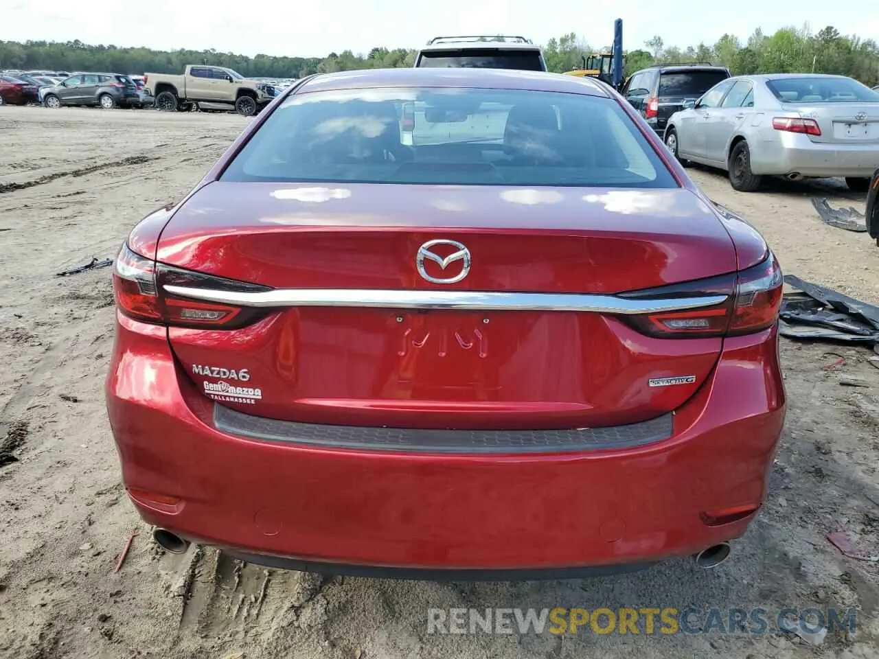 6 fotografías del automóvil dañado JM1GL1VM1K1505291 MAZDA 6 2019