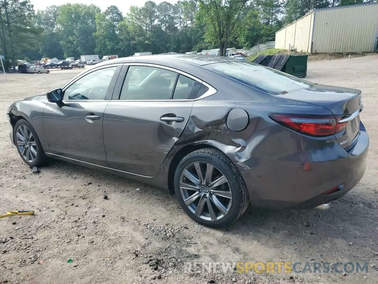 2 fotografías del automóvil dañado JM1GL1VM3K1500769 MAZDA 6 2019