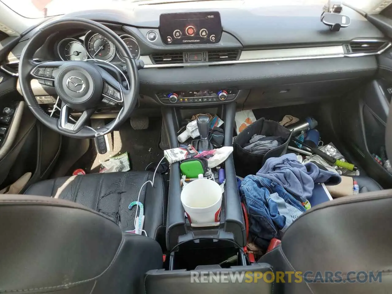 8 fotografías del automóvil dañado JM1GL1VM3K1502814 MAZDA 6 2019