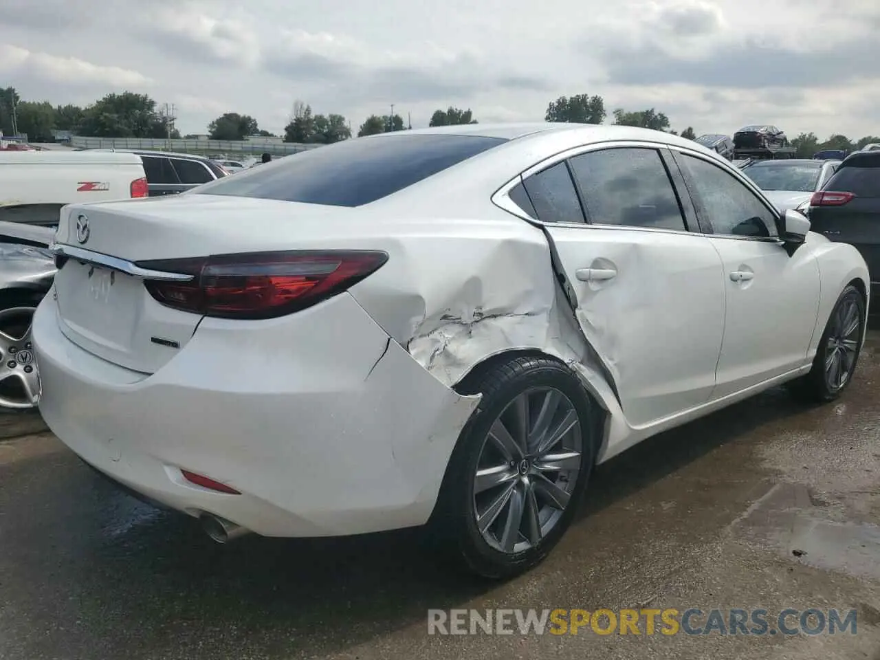 3 fotografías del automóvil dañado JM1GL1VM5K1507805 MAZDA 6 2019
