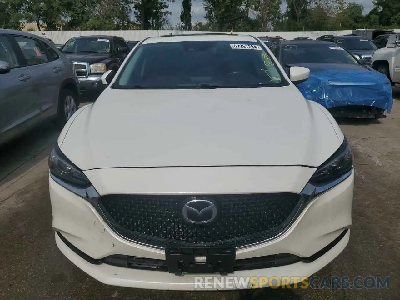 5 fotografías del automóvil dañado JM1GL1VM5K1507805 MAZDA 6 2019