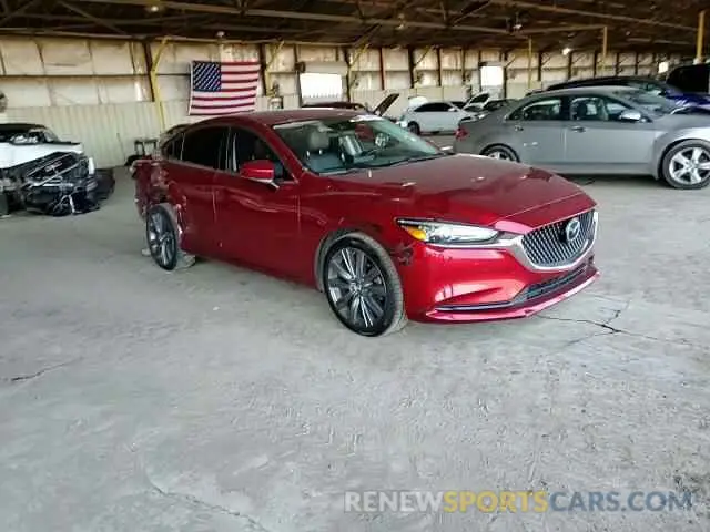 10 fotografías del automóvil dañado JM1GL1VM7K1507336 MAZDA 6 2019